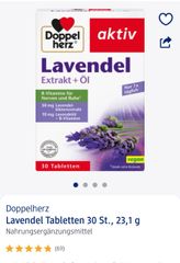 Hỗ trợ ngủ ngon, an thần Doppelherz Lavendel 30 Viên Đức chính hãng