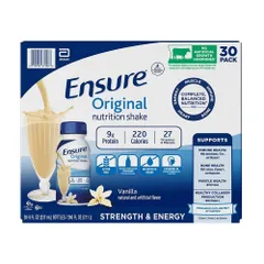 Sữa Ensure nước Ensure Original Vanilla 237ml thùng 30 chai Mỹ
