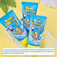 Kem Chống Nắng Pororo Hàn Quốc SPF 50+/PA+++ - Bảo Vệ Da Trẻ Em Chống Tia UV - Dễ Dàng Sử Dụng, Dưỡng Ẩm, Từ Thiên Nhiên