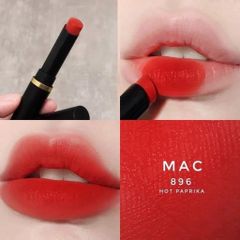 Son môi đỏ Ruby 889 Kiss Velvet Blur Slim Mac - Son dưỡng ẩm mịn màng, màu sắc rực rỡ, thiết kế nhỏ gọn tiện lợi, 2gr Mỹ