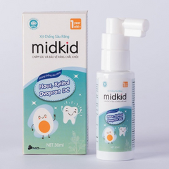 Xịt Chống Sâu Răng Midkid 30ml Dành Cho Bé Từ 1-6 Tuổi - Giải Pháp Ngăn Ngừa Sâu Răng An Toàn, Hiệu Quả Từ Nhật Bản