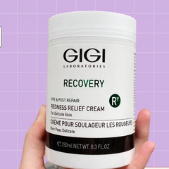 Kem Dưỡng Phục Hồi Tái Tạo Da GIGI Recovery Redness Relife 250ml - Giảm Đỏ Da, Dưỡng Ẩm, An Toàn cho Da Nhạy Cảm