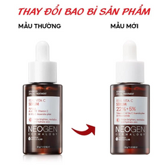 Tinh Chất Làm Sáng Da Neogen Real Vita C Serum 22% - Serum Mờ Thâm, Dưỡng Trắng Da, Phù Hợp Với Da Nhạy Cảm, Chiết Xuất Từ Trái Cây 32g