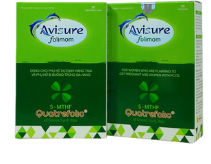 Viên Uống Avisure Folimom Tăng Khả Năng Thụ Thai Tự Nhiên Cho Nữ - Hỗ Trợ Cho Phụ Nữ Đa Nang và Dự Định Mang Thai