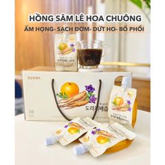 Nước Hồng Sâm Lê Hoa Chuông Chunho Ncare - Giải Khát Tăng Cường Sức Khỏe Cho Người Lớn - Hộp 30 Gói x 80ml