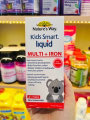Siro sắt tổng hợp cho bé Nature's Way Kids Smart Úc