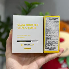 Huyết Thanh Tái Sinh Tế Bào Da Kyung Lab Glow Booster Vital C Elixir - Serum Dưỡng Da Sáng Mịn, Chống Lão Hóa, Tăng Cường Độ Ẩm