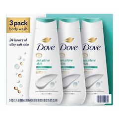 Set 3 Chai Sữa Tắm Dove Sensitive Skin Không Mùi 680ml - Dưỡng Ẩm Cho Da Nhạy Cảm, Sạch Sẽ, Dịu Nhẹ