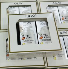 Bộ kem dưỡng Olay Total Effects 7 in 1 Ngày & Đêm - Dưỡng ẩm và Chống lão hoá, 37ml x 2 Chai, Mỹ