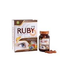 Viên Uống Eye Ruby - Hỗ Trợ Bổ Mắt, Cải Thiện Thị Lực, Tăng Cường Chỉ Số Thị Giác, Giảm Nguy Cơ Thoái Hóa Điểm Vàng