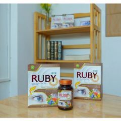 Viên Uống Eye Ruby - Hỗ Trợ Bổ Mắt, Cải Thiện Thị Lực, Tăng Cường Chỉ Số Thị Giác, Giảm Nguy Cơ Thoái Hóa Điểm Vàng