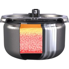 Nồi cơm điện tử cao tần áp suất Tiger JPK-W18W 1.0L - Công nghệ IH hiện đại, giữ ấm 24h, 20 chế độ nấu, nhập khẩu Nhật Bản