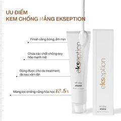 Kem chống nắng căng bóng và trẻ hoá Ekseption All day shield 50ml