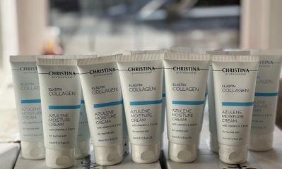 Kem dưỡng Christina Elastin Collagen Azulene Moisture Cream