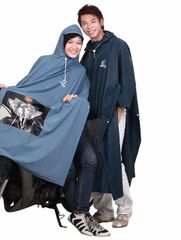 Áo Mưa Poncho Cổ Rùa Cao Cấp Kiếng 0.23mm - Bảo Vệ Thời Tiết Mưa, Chống Nước Tốt, Thương Hiệu Rando
