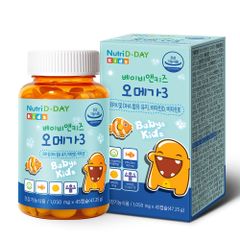 Dầu cá Nutri D-DAY Baby&Kids Omega 3 hỗ trợ phát triển trí não trẻ
