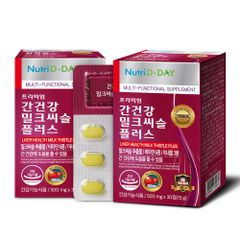 Viên uống thải độc gan Nutri D-Day - Chiết xuất kế sữa hỗ trợ phục hồi chức năng gan, vitamin B6, 30 viên