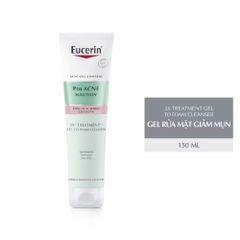 Sữa Rửa Mặt Eucerin Pro Acne Solution 3X Gel Foam - Giảm Mụn, Làm Sạch Sâu, Phù Hợp Cho Da Mụn Viêm, Chăm Sóc Da Mặt