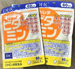 Viên Uống Vitamin Tổng Hợp DHC Multi Vitamins Nhật Bản - Bổ Sung 12 Vitamin Thiết Yếu Cho Sức Khỏe - Hỗ Trợ Làm Đẹp Da 60 Ngày