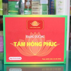 Combo 3 Hộp Viên Uống Khang Đường Tâm Hồng Phúc - Hỗ Trợ Ổn Định Đường Huyết & Giảm Cholesterol Từ Thiên Nhiên