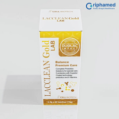 Men vi sinh Lacclean Gold LAB - Bổ sung lợi khuẩn đường ruột, hỗ trợ tiêu hóa, giảm triệu chứng rối loạn dạ dày, 30 gói 2.5g