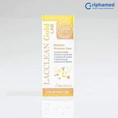 Men vi sinh Lacclean Gold LAB - Bổ sung lợi khuẩn đường ruột, hỗ trợ tiêu hóa, giảm triệu chứng rối loạn dạ dày, 30 gói 2.5g