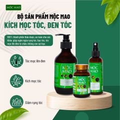 Combo 4 Dầu Gội Mộc Mao Chính Hãng Hỗ Trợ Mọc Tóc, Làm Đen Tóc