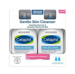 Set 2 Chai Sữa Rửa Mặt Cetaphil Gentle Skin Cleanser 591ml - Dưỡng Da Dịu Nhẹ, Phù Hợp Với Da Nhạy Cảm, 100% Made in USA