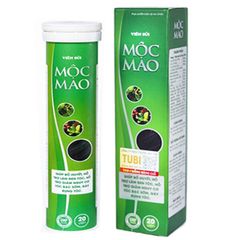 Viên Sủi Mộc Mao Hỗ Trợ Đen Tóc - Ngăn Rụng Tóc, Dưỡng Tóc Chắc Khỏe, Vitamin B2, Biotin, Nano Curcumin 10% - 20 Viên Sủi