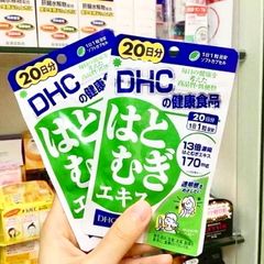 Viên Uống DHC Trắng Da 20 Ngày - Hỗ Trợ Sáng Da, Duy Trì Độ Đàn Hồi, Ngăn Ngừa Nếp Nhăn Từ Chiết Xuất Ý Dĩ Nhật Bản