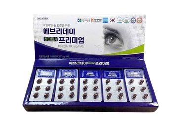 Viên uống bổ mắt Hanmi Everyday Vitamin A Premium 120 viên - Tăng cường sức khỏe mắt, giảm mỏi mắt, hỗ trợ thị lực cho mọi lứa tuổi