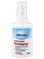 Xịt Khử Trùng Vết Thương Mivolis Wundspray 50ml - Chăm Sóc Vết Thương An Toàn, Giảm Đau, Ngăn Ngừa Nhiễm Trùng, Dễ Dàng Mang Theo