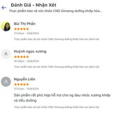 Nhân Sâm Hòa Tan CND Ginseng - Giúp Dưỡng Khớp, Hạn Chế Thoái Hóa Khớp, 20 Gói, Thực Phẩm Bảo Vệ Sức Khỏe