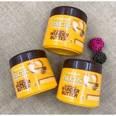 Kem ủ tóc Garnier Fructis bơ hạt mỡ hỗ trợ phục hồi tóc hư tổn,300 ml Đức