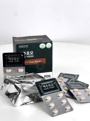 Viên uống Biotin men bia khô 60 viên - Hỗ trợ mọc tóc khỏe đẹp từ Hàn Quốc, Vitamin B7 cho mái tóc dày và chắc khỏe.