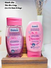 Cặp dầu gội xả Balea hữu cơ thiên nhiên 250ml nội địa Đức