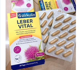 Viên uống bổ gan Zirkulin Leber Vital 30 viên của Đức