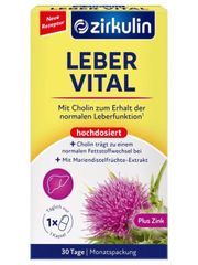 Viên uống bổ gan Zirkulin Leber Vital 30 viên của Đức