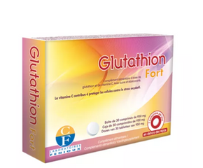 Viên ngậm trắng da Glutathion Fort Laboratoires Fenioux Pháp 30 viên