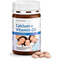 Viên ngậm Sanct Bernhard Calcium Vitamin D3 vị Socola 150v Đức