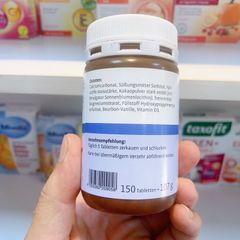 Viên ngậm Sanct Bernhard Calcium Vitamin D3 vị Socola 150v Đức