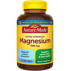 Viên Uống Bổ Sung Magie Magnesium Extra Strength Nature Made 40mg