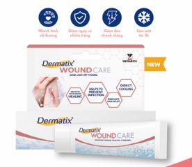 Kem Dermatix Wound Care 20G - Giúp Lành Vết Thương, Giảm Nguy Cơ Nhiễm Trùng, Thích Hợp Chữa Bỏng, Trầy Xước, Phẫu Thuật