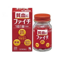 Viên Uống Bổ Máu Kobayashi 120 Viên - Tăng Cường Sắt, Vitamin B12 and Folic Acid Cho Người Thiếu Máu, Hỗ Trợ Cải Thiện Sức Khỏe
