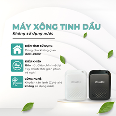 Máy xông tinh dầu, khuếch tán tạo mùi thơm i117 iCHARM
