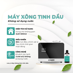 Máy xông tinh dầu, khuếch tán tạo mùi thơm công nghiệp i126 iCHARM