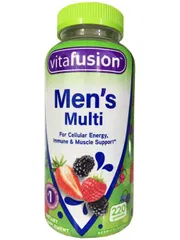 Kẹo Bổ Sung Vitamin Tổng Hợp Dành cho Nam Vitafusion Men's Multivitamin 220 Viên, Tăng Cường Sức Khỏe và Đề Kháng - Nhập Khẩu Mỹ
