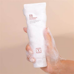 Sữa Rửa Mặt Cho Da Nhạy Cảm FAU Skin Solution SOS Cleanser 120ml - Giảm Mụn Hiệu Quả, Dưỡng Ẩm và Làm Dịu Da