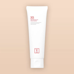 Sữa Rửa Mặt Cho Da Nhạy Cảm FAU Skin Solution SOS Cleanser 120ml - Giảm Mụn Hiệu Quả, Dưỡng Ẩm và Làm Dịu Da