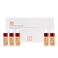 Tinh Chất Kháng Viêm FAU Skin Solution SOS Ampoule 10ml - Serum Phục Hồi Da Nhạy Cảm, Giảm Mẩn Đỏ, Chống Viêm, Dưỡng Ẩm Hiệu Quả